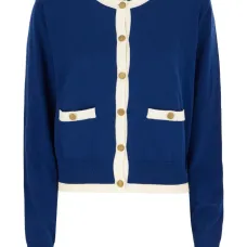 укороченный кардиган на пуговицах