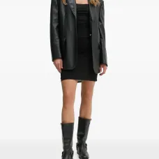 Платье мини с драпировкой