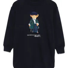 Платье с принтом Polo Bear