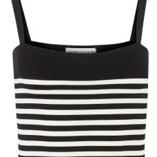 Трикотажный топ в полоску Трикотажный топ в полоску