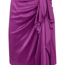 Драпированная юбка асимметричного кроя Драпированная юбка асимметричного кроя