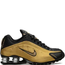 Кроссовки Shox R4 Black/Metallic Gold