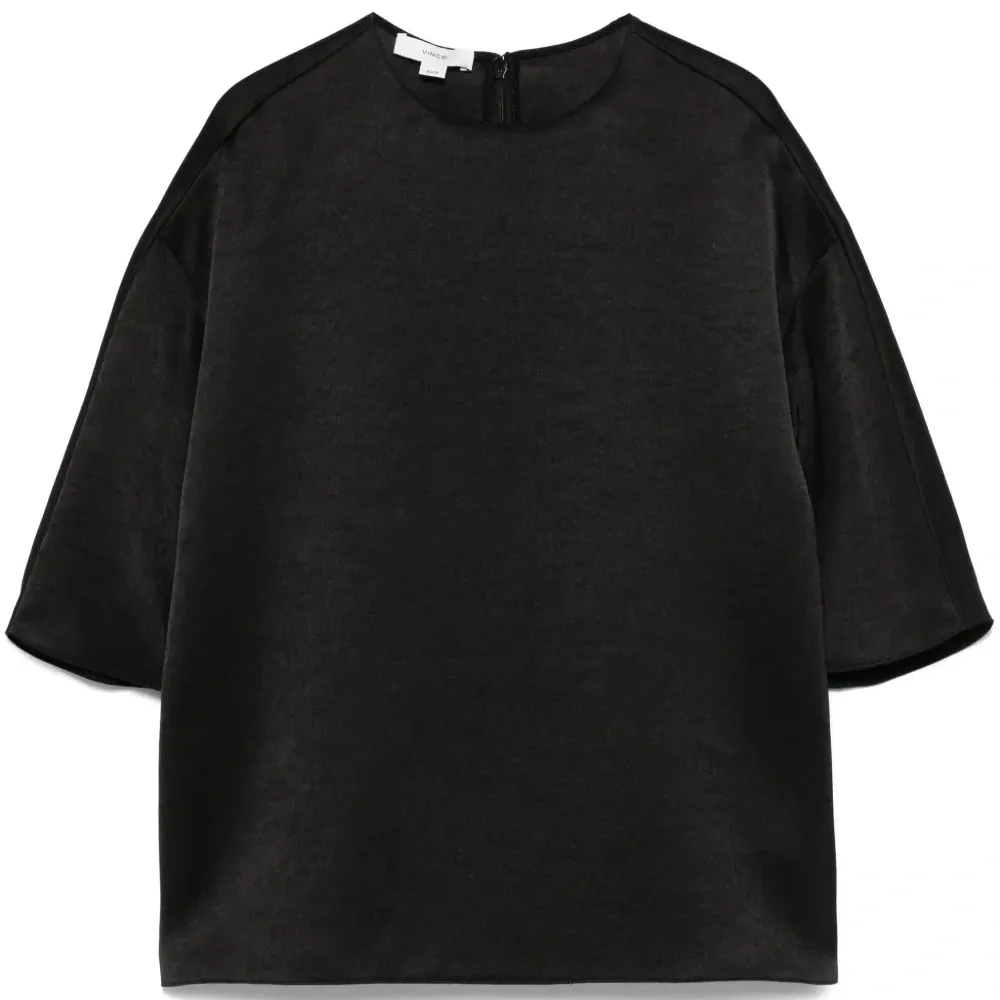 Атласная блузка