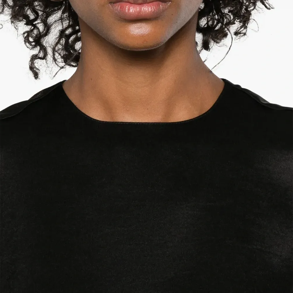 Атласная блузка