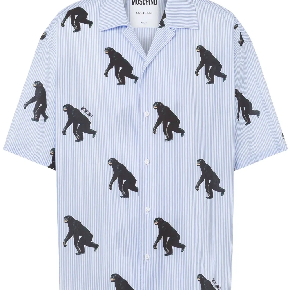 Рубашка с графичным принтом