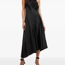 Платье Mahree с оборками и перекрестной спинкой Платье Mahree с оборками и перекрестной спинкой