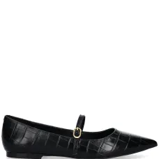 Балетки с тиснением под кожу крокодила Балетки с тиснением под кожу крокодила