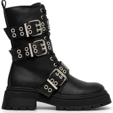 Кожаные ботинки