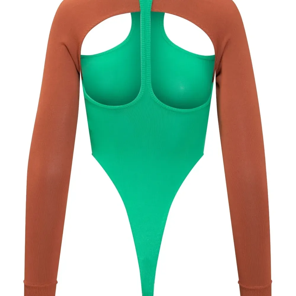 Боди в двух тонах