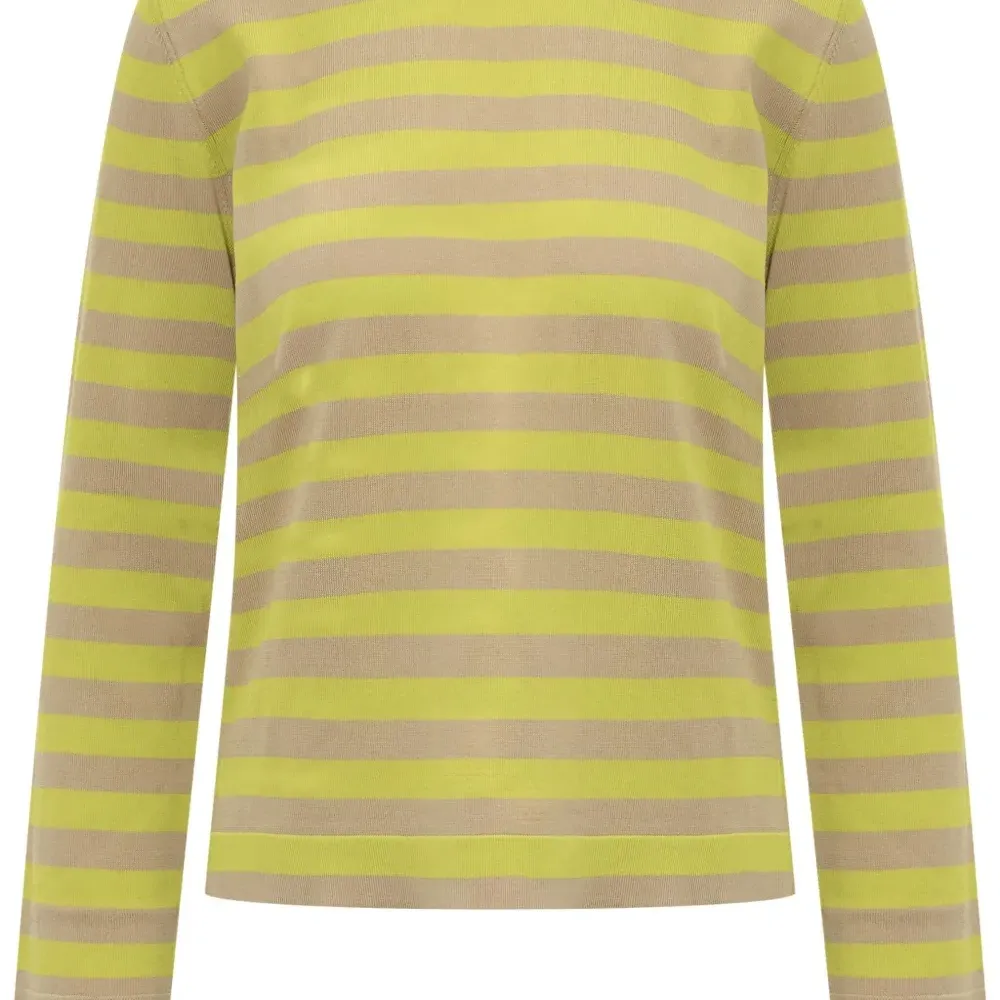 Топ в полоску с длинными рукавами