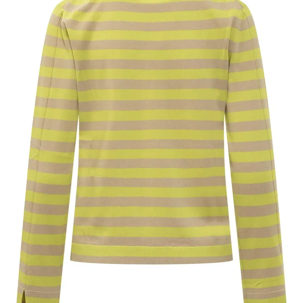 Топ в полоску с длинными рукавами Топ в полоску с длинными рукавами