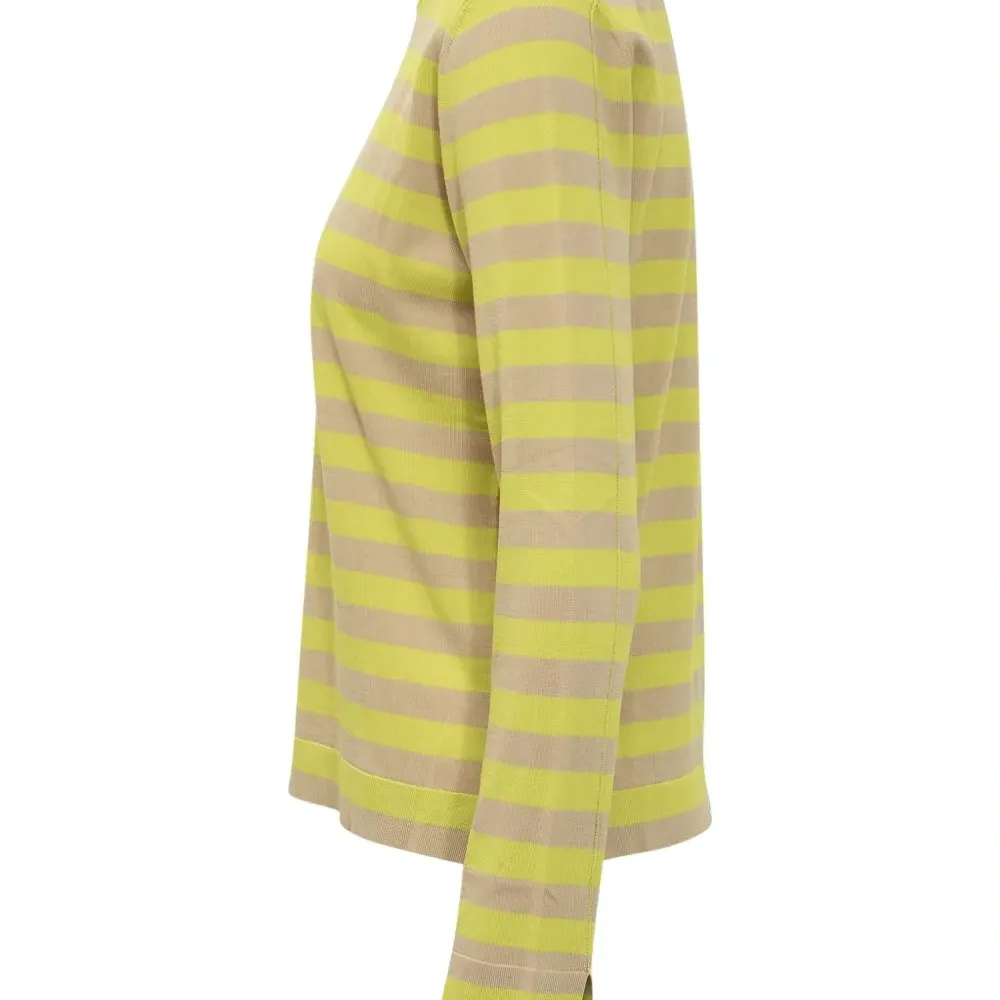 Топ в полоску с длинными рукавами Топ в полоску с длинными рукавами