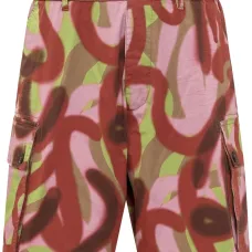 Шорты-бермуды с принтом