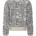 Свитер с жаккардовым логотипом