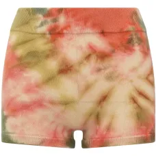 Шорты с принтом тай-дай