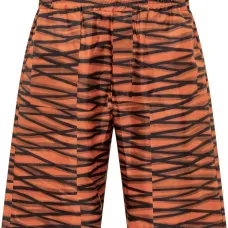 Шорты с абстрактным принтом