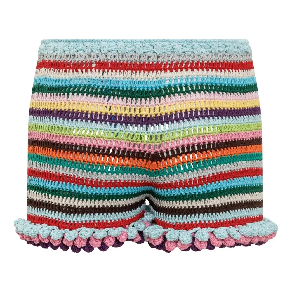 Шорты в технике кроше