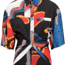 Рубашка с принтом