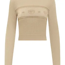 Джемпер вязки интарсия с узором Eyelike Джемпер вязки интарсия с узором Eyelike