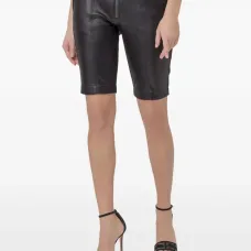 кожаные шорты