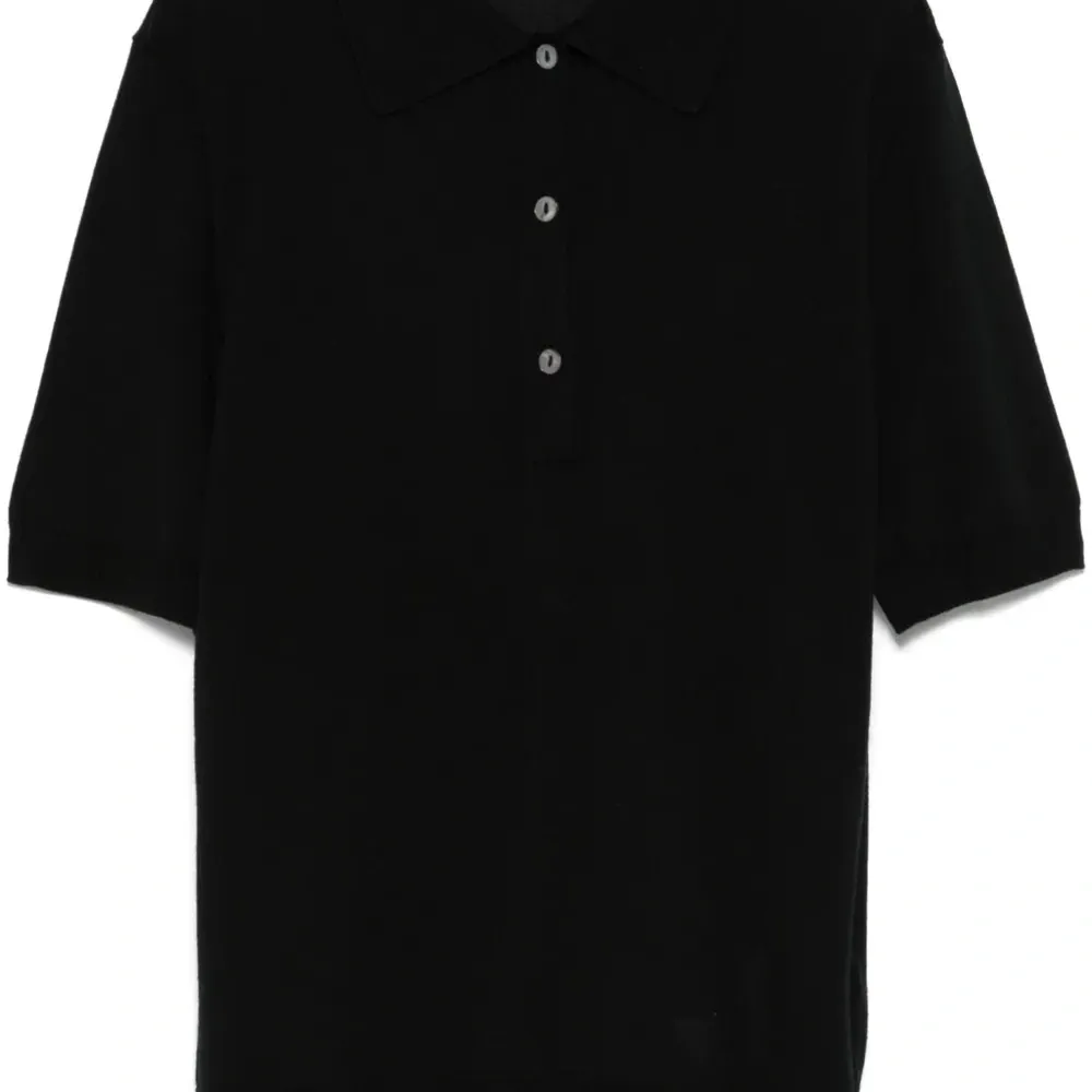 Рубашка поло тонкой вязки