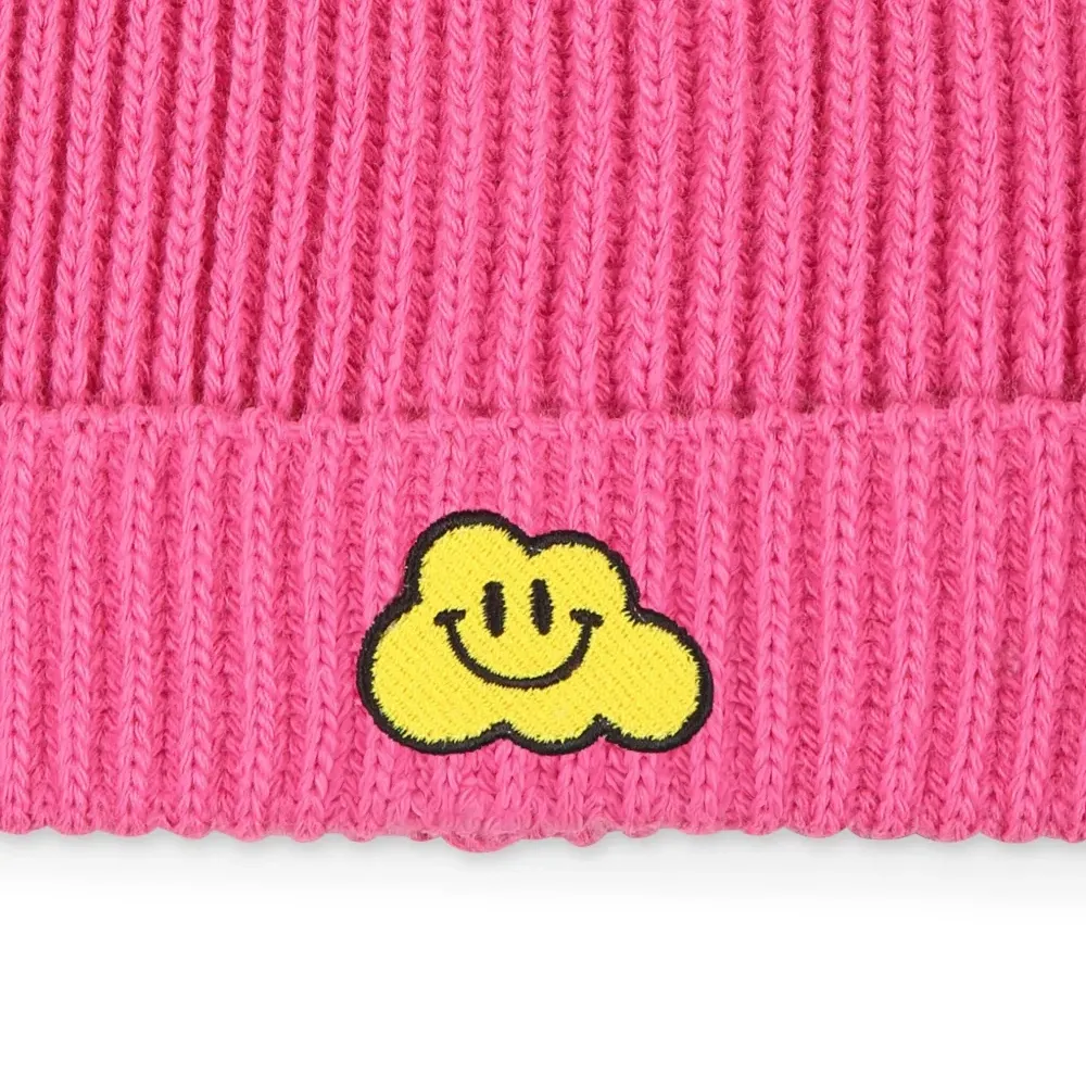 Шапка бини с аппликацией