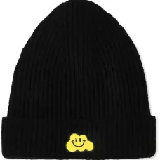 Шапка бини с аппликацией