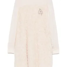 Платье с перьями