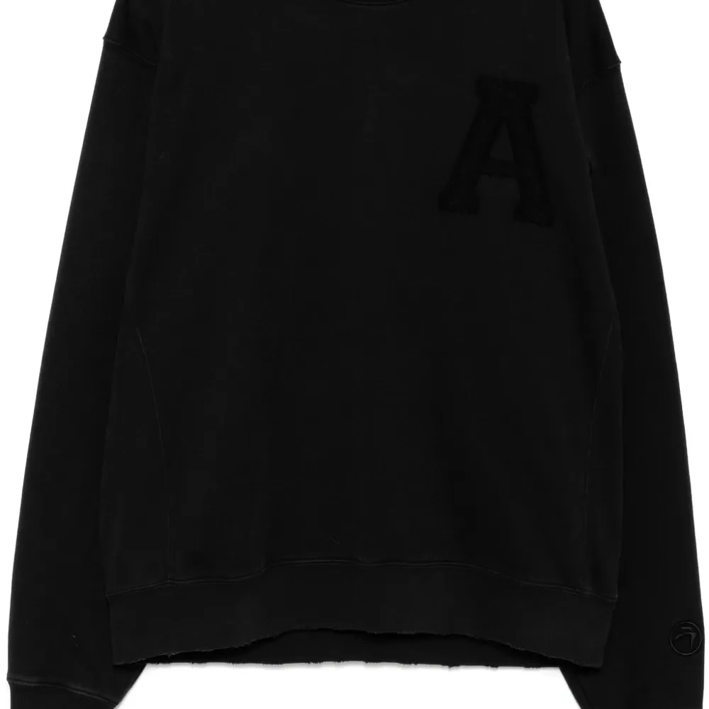 Толстовка с эффектом потертости