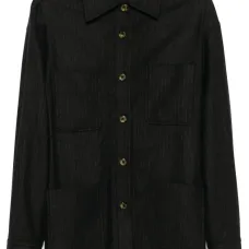 Рубашка в тонкую полоску