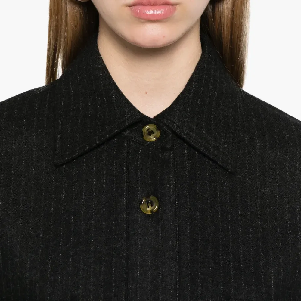 Рубашка в тонкую полоску Рубашка в тонкую полоску