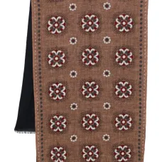 Шарф с цветочным принтом