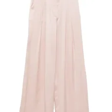 Шелковые брюки палаццо