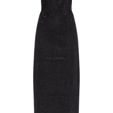Платье миди со стразами Платье миди со стразами