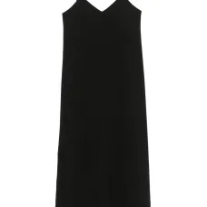 Платье миди с нашивкой