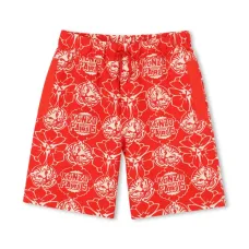 Шорты-бермуды с графичным принтом