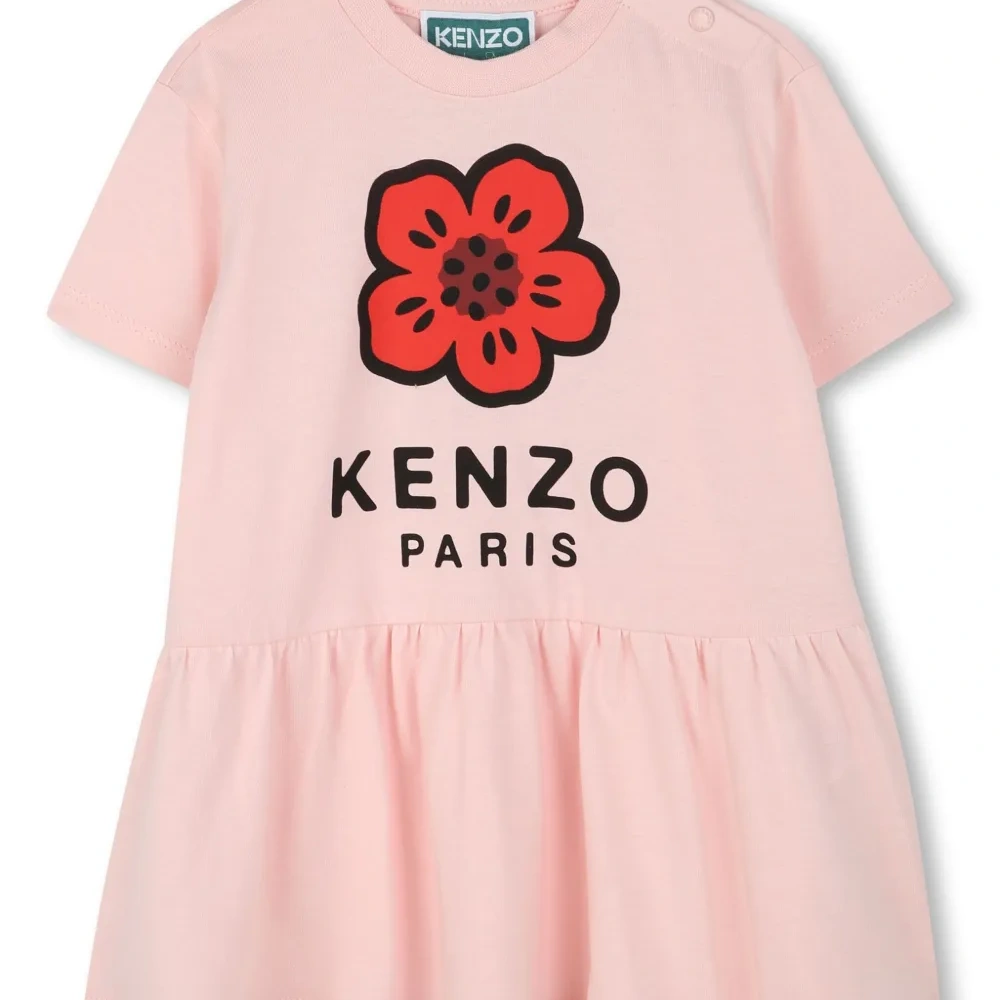 Платье с принтом Boke Flower