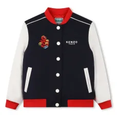 Бомбер с вышитым логотипом