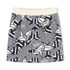 Юбка мини с геометричным принтом