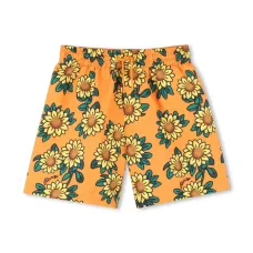 Плавки-шорты с цветочным принтом