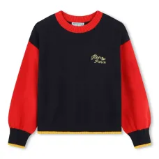 Свитер в стиле колор-блок