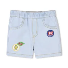 Джинсовые шорты с логотипом