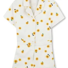 Ромпер с цветочным принтом