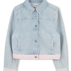 Джинсовая куртка с кристаллами