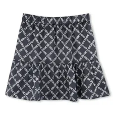 Юбка мини с монограммой