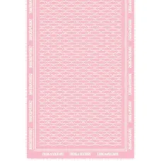 Шарф с графичным принтом