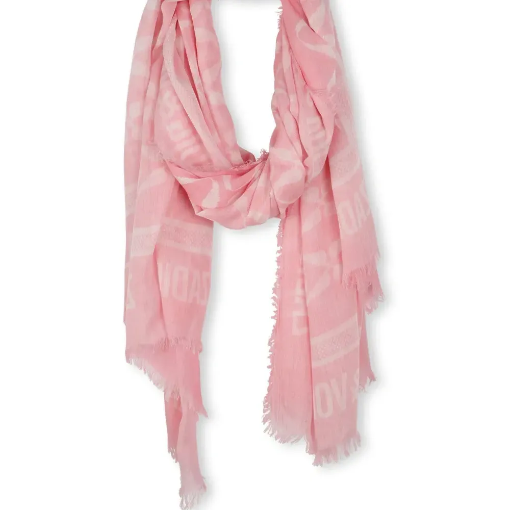 Шарф с графичным принтом