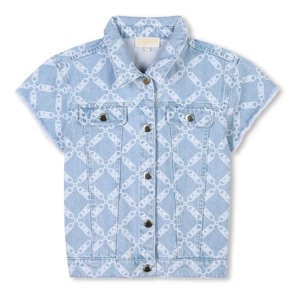 Джинсовая куртка с монограммой