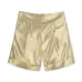 Шорты с эффектом металлик