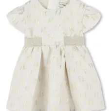 Платье с вышитым логотипом